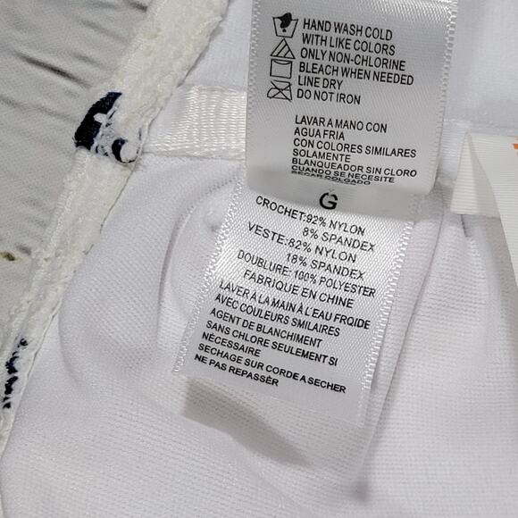 InMocean Star Crochet Bandeau Bikini Top L NWT - Picture 8 of 9